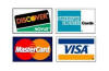 MasterCard, Visa, Discover & AMEX