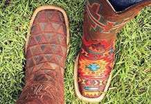 tin haul aztec boots