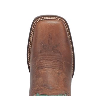 Dan Post Babs Western Boots - Brown/Green #6