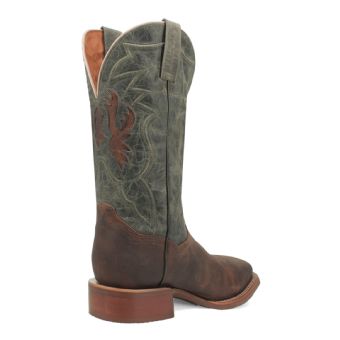 Dan Post Cowboy Certified Jacob Leather Boots - Tan/Turquoise #10