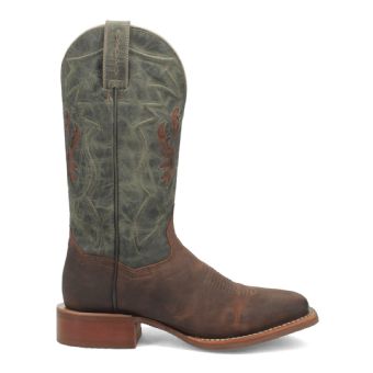 Dan Post Cowboy Certified Jacob Leather Boots - Tan/Turquoise #2