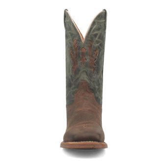 Dan Post Cowboy Certified Jacob Leather Boots - Tan/Turquoise #5