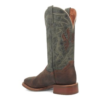 Dan Post Cowboy Certified Jacob Leather Boots - Tan/Turquoise #9