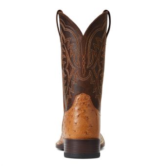 Ariat Men's Night Life Ultra Smooth Quill Ostrich Boots - Ranger/Beam Brown #4