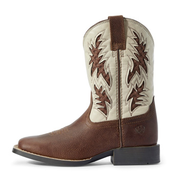 Ariat Kids Cowboy VentTEK Western Boots - Cognac Candy #3