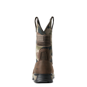 Ariat Men's Rebar Flex Patriot H2O Boots w/Composite Toe - Brown/Camo #2