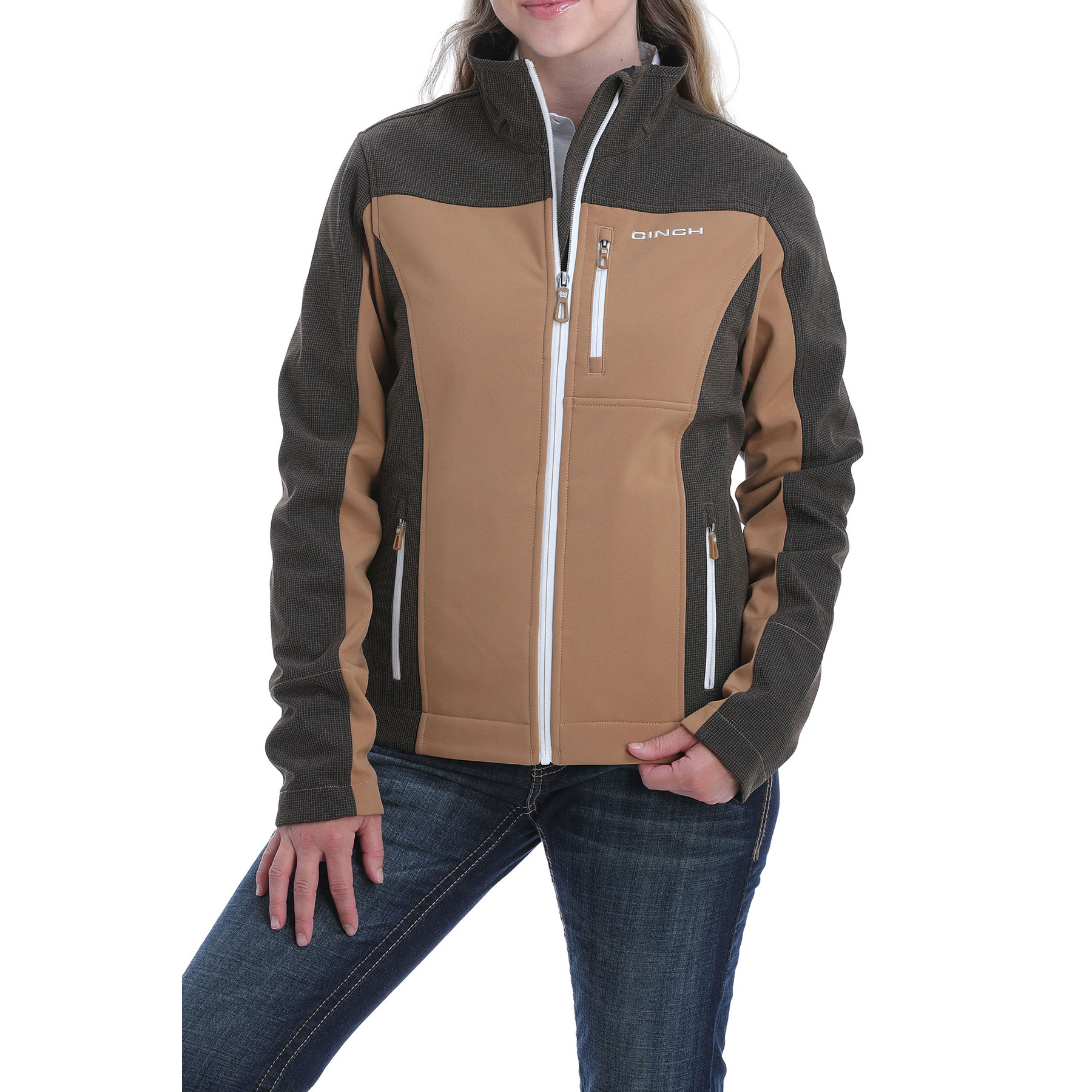 Pungo Ridge Cinch Women's Bonded Concealed Carry Jacket Chocolate
