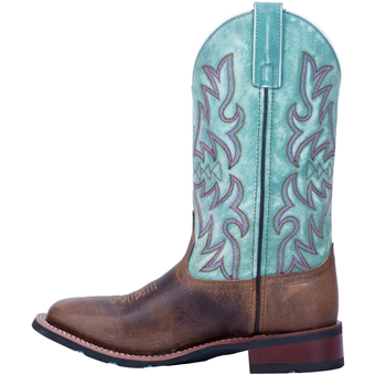Laredo Women's Anita Western Boots - Brown/Turquoise #3