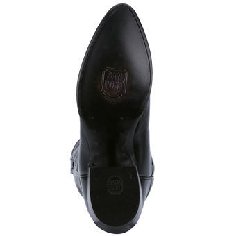 Dan Post Men's Milwaukee Leather J Toe Western Boots - Black #7