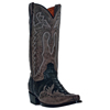Dan Post® Men's Genuine Caiman Flank Western Boots - Black