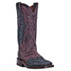 Dan Post® Cowgirl Certified® Teardrop Western Square Toe Boots - Denim