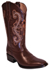 Ferrini® Men's Square Toe Cowhide Western Boots - Brown