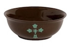Rustic Cross Serving Bowl
