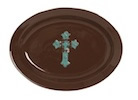 Rustic Cross Serving Platter