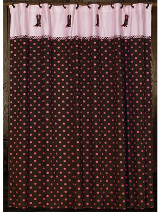 Pink Paisley Shower Curtain
