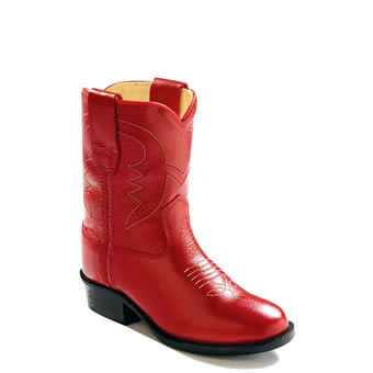Old West Toddler's Western Boots - Red