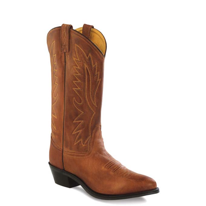western boots tan