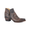 Stetson Ladies May Snip Toe Shortie Boots - Brown