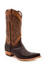 Stetson® Men's Hand-Tooled Western Boots - Oiled Brown