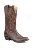 Stetson® Men's R Toe Western Boots - Antique Pebble Brown