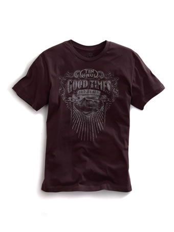 Tin Haul Unisex Good Times T-Shirt - Brown