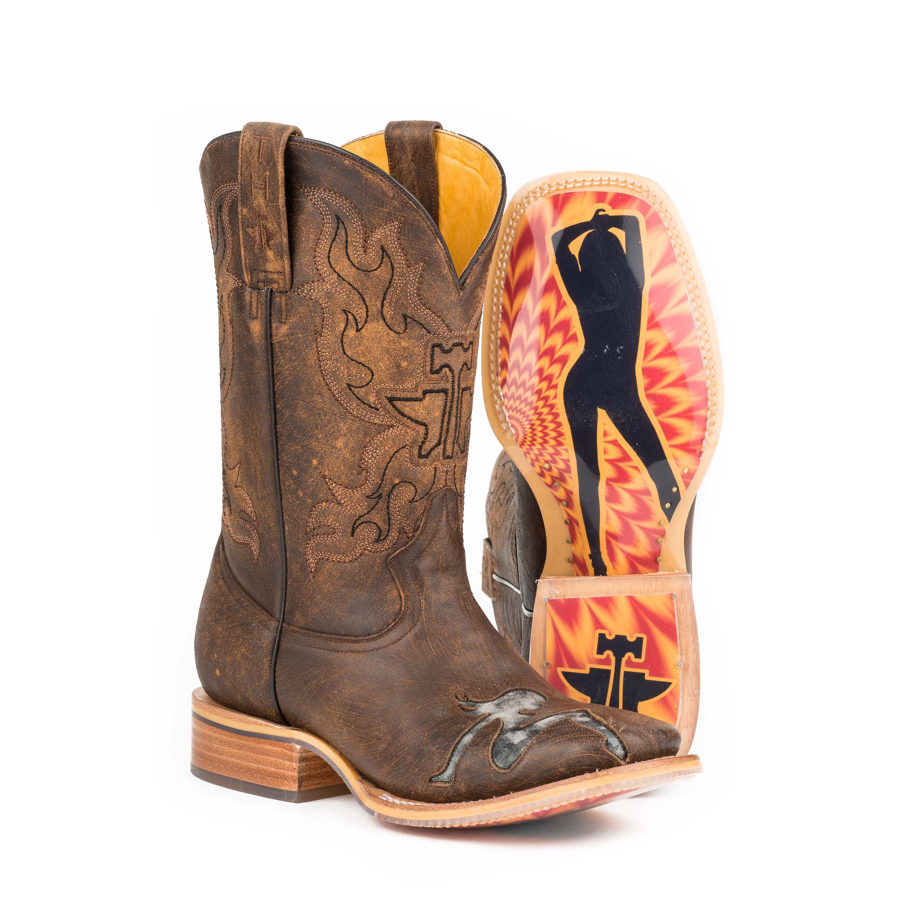 Pungo Ridge Tin Haul Men's Mudflap Too Boots w/Dancer Sole, Men's Tin