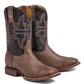 Tin Haul Men's Rowdy Boots w/American Rodeo Sole #3