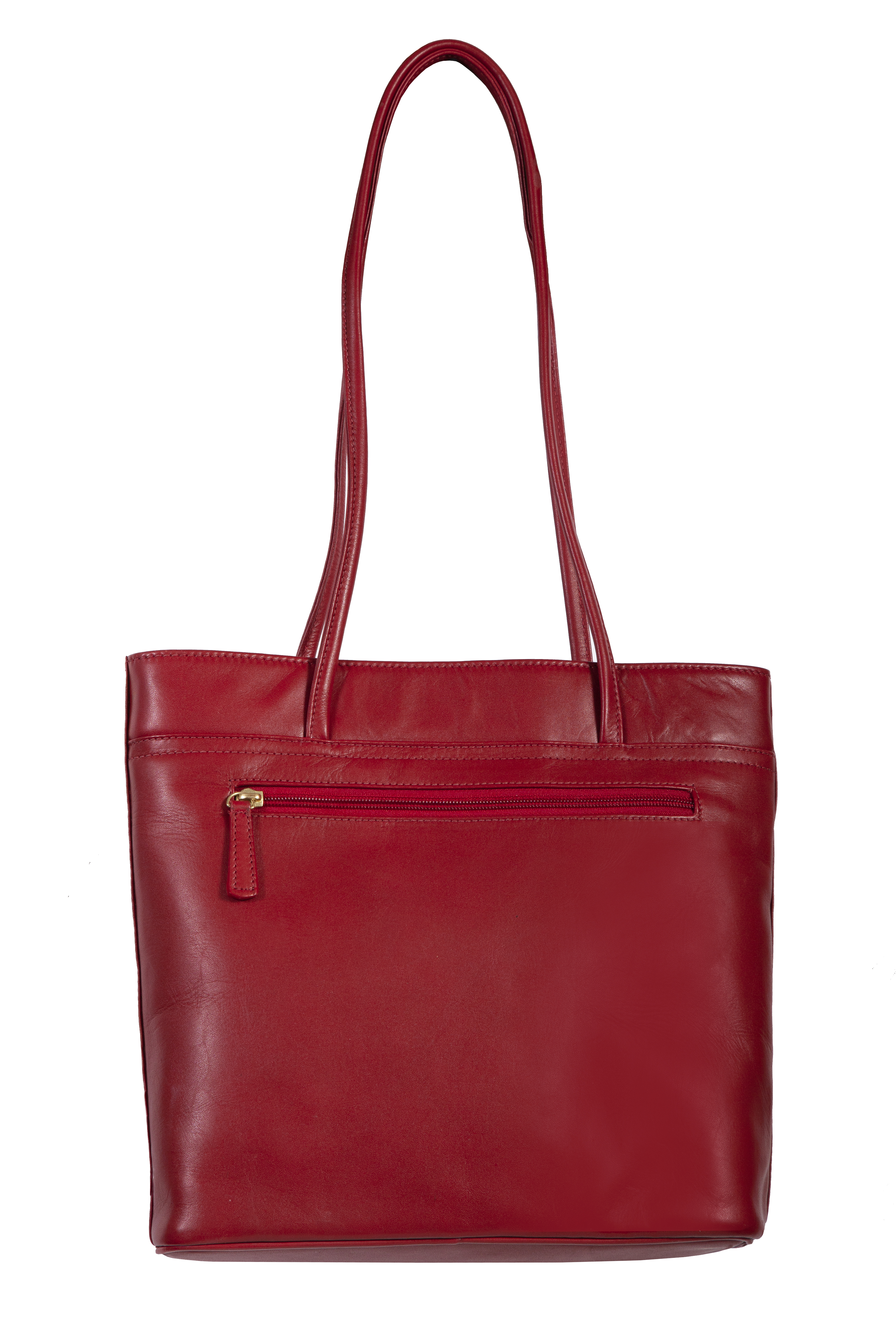 Scully Leather Handbag - Red #2