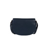 Scully Leather Small Full Flap Handbag - Navy Blue