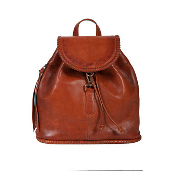 Scully Ladies' Leather Backpack - Tan