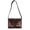 Scully West Leather Hip Bag - Brown Floral
