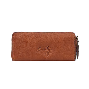 Scully West 3-Way Zip Wallet - Chocolate #2
