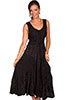 Scully Honey Creek Lace Front Sleeveless Dress - Black