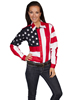 Scully Ladies RangeWear Long Sleeve Shirt w/Embroidered Star & Flag