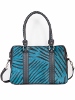 Scully Hair On Hide Zebra Handbag - Turquoise