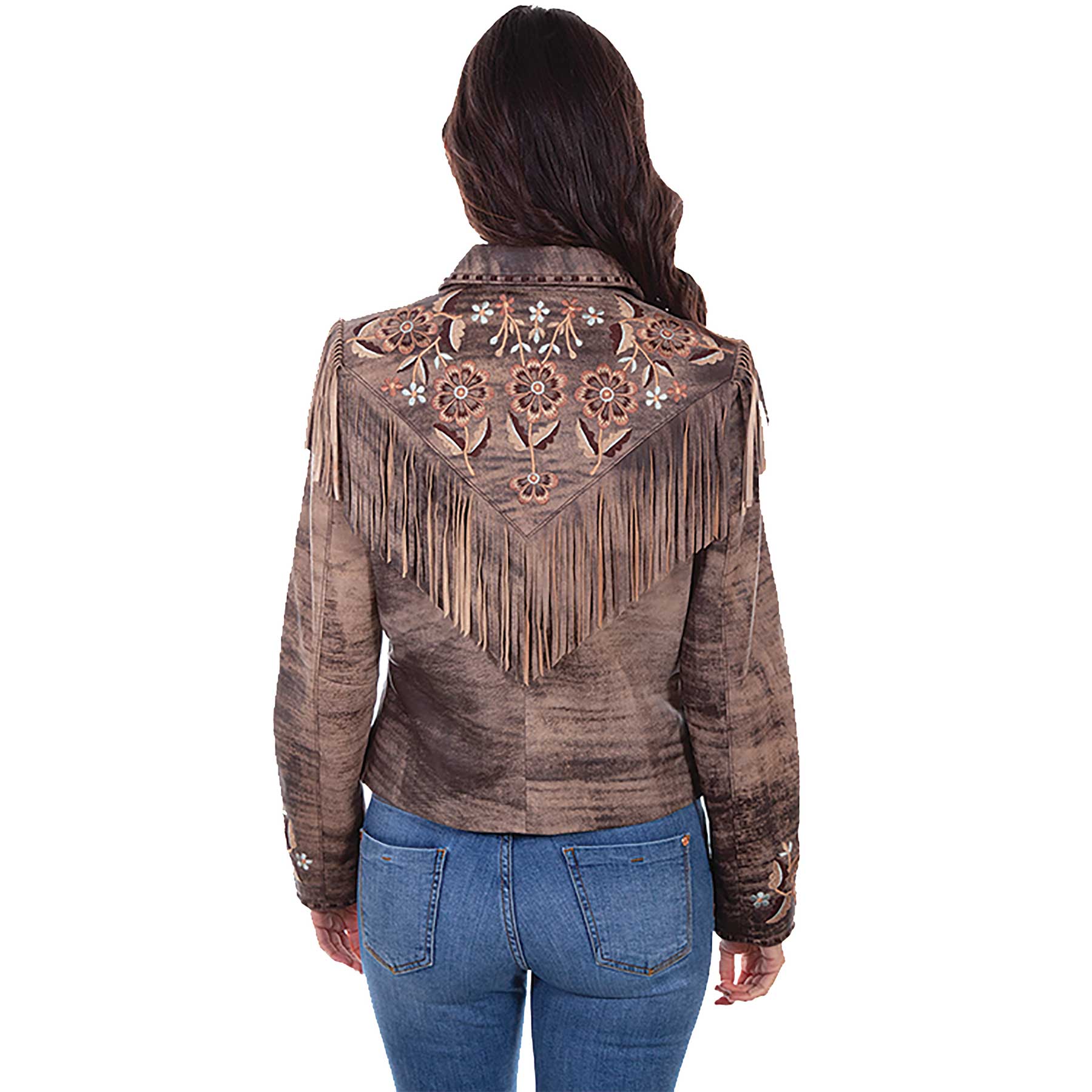 fringe suede jacket vintage