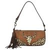 Catchfly Convertible Bag w/Leopard Accents & Steer Head