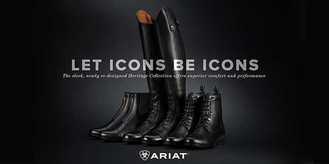 Let Icons be Icons. The sleek, newly re-designed Heritage Collection by Ariat offers superior comfort and performance.