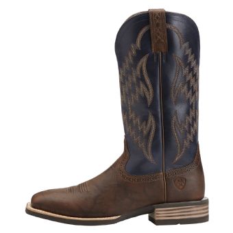 Ariat Mens Tycoon Western Boots - Bar Top Brown/Arizona Sky #3