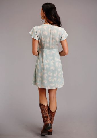 Stetson Women's Feathers Button Front Dress #3