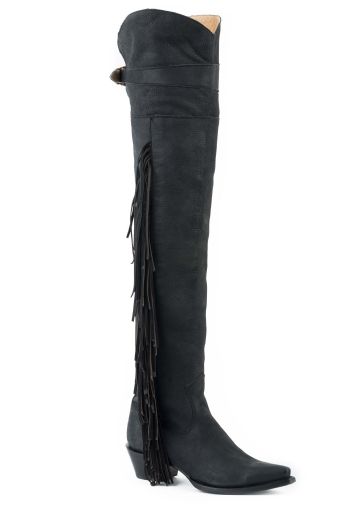 Stetson Ladies Glam Over The Knee Boots - Black