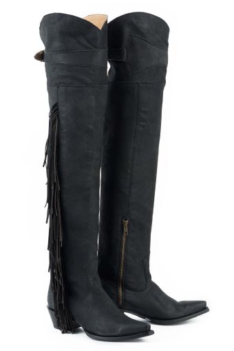 Stetson Ladies Glam Over The Knee Boots - Black #2