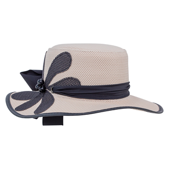 SolAir Flora Floppy Mesh Sun Hat - Ivory/Size Small #1