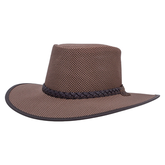 SolAir Soaker Mesh Sun Hat - Brown/Size Large #1