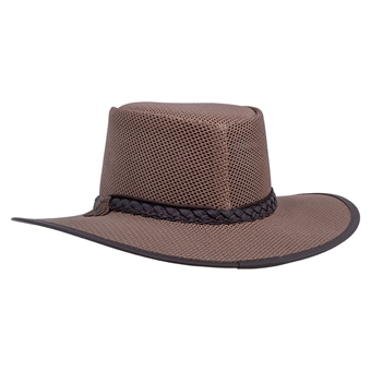 SolAir Soaker Mesh Sun Hat - Brown/Size Large #3
