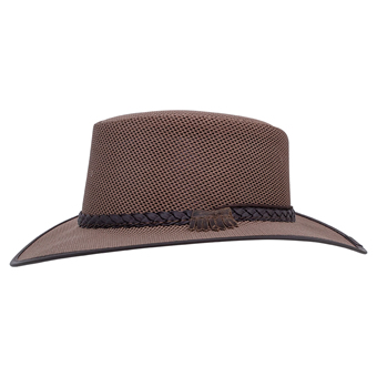 SolAir Soaker Mesh Sun Hat - Brown/Size Large #4