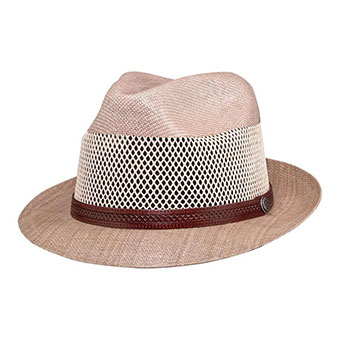 Freedom Tuscany Straw Hat - Tan/Size Small