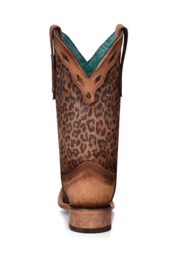 Corral Women's Leopard Print Square Toe Boots #4
