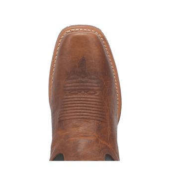 Dan Post Men's Richland Leather Western Boots - Saddle/Chocolate #6