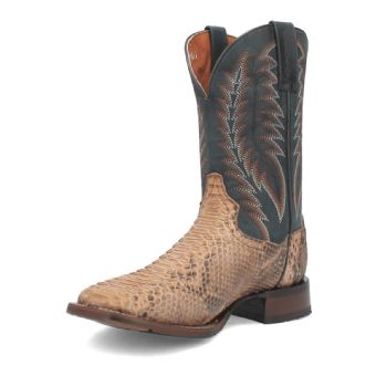 Dan Post Cowboy Certified Templeton Python Boots - Beige/Chocolate #8